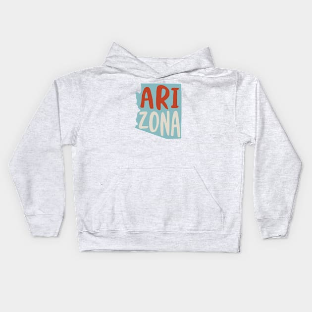 State of Arizona Kids Hoodie by whyitsme